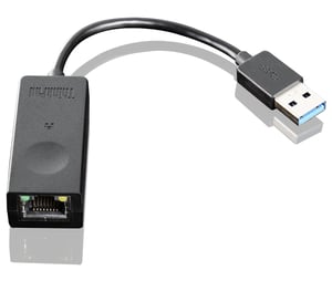 Lenovo 03X6840 RJ-45 to USB 2.0 Type-A Cable Adapter, Black