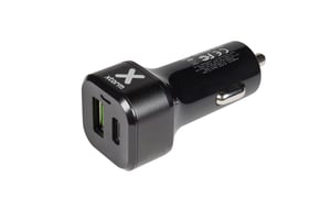 Xtorm AU015 Ladegerät für mobile Geräte, universell, schwarz, Zigarettenanzünder, Schnellladung, automatisch