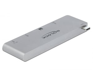 DeLOCK 64078 stacja dokująca USB 3.2 Gen 1 (3.1 Gen 1) Type-C Szary