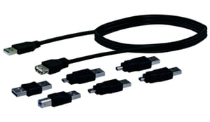 Schwaiger CAUSET531 USB 2.0 USB-A Cable, Black