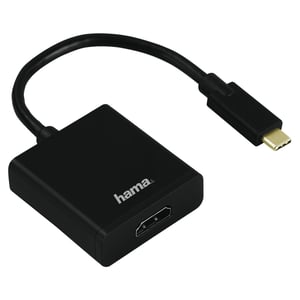 Hama USB-C/HDMI externe USB-Grafikkarte 3840 x 2160 px Schwarz
