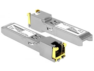 DeLOCK 86045 Netzwerk-Relaismodul, Kupfer, 1000 Mbit/s, SFP