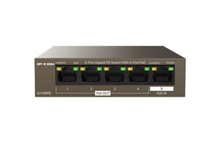 IP-COM Networks G1105PD przełącznik sieciowy Nie zarządzany L2 Gigabit Ethernet (10/100/1000) Obsługa PoE Czarny