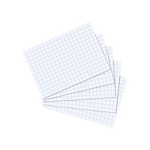 Herlitz 10621431 catalog card, White, 100 pcs.
