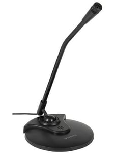 Vivanco 36649 Microphone, Black, Computer Microphone