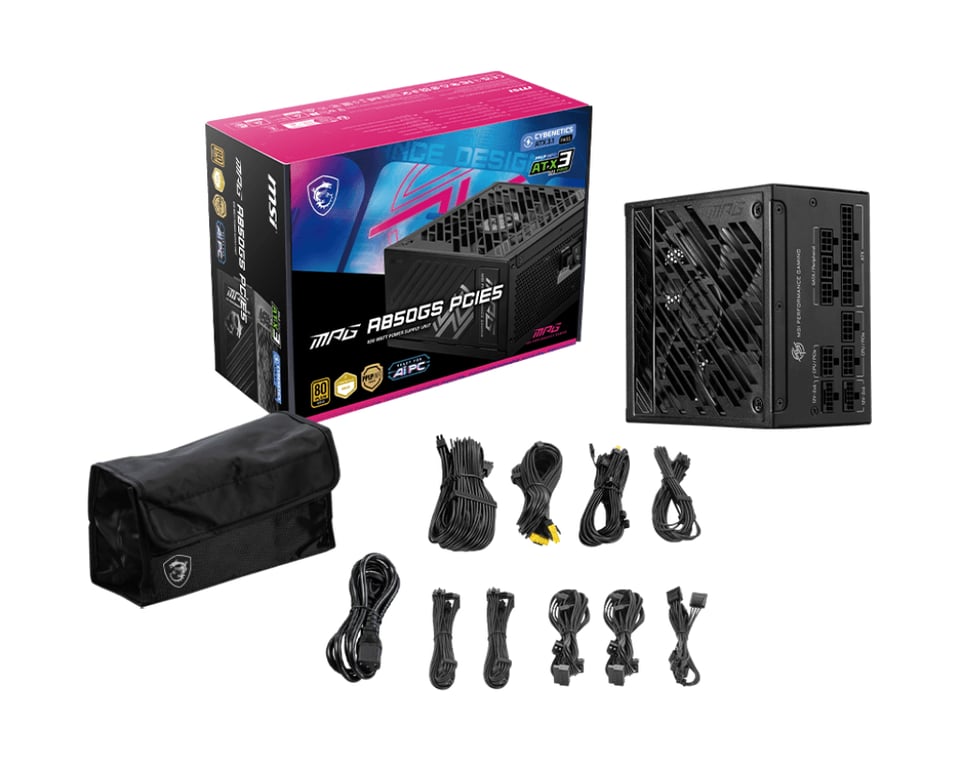 фото Блок живлення MSI MPG A850GS PCIE5