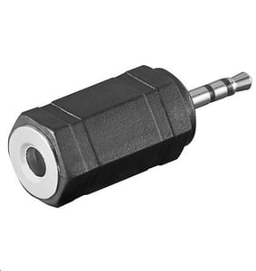 Microconnect AUDASM-adapter för 2,5 mm–3,5 mm-kablar, svart