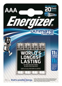 Energizer Ultimate Lithium L92 Einweg-AAA-Lit-Batterie