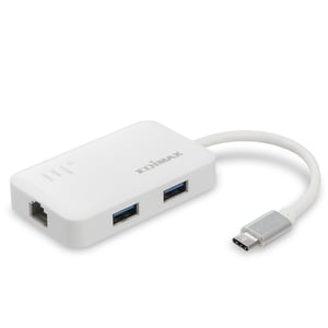 Edimax EU-4308 USB 3.2 Gen 1 (3.1 Gen 1) Type-C Docking Station, White