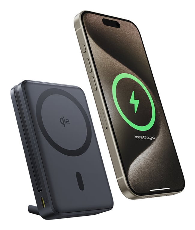 фото Зовнішній акумулятор (павербанк) Baseus Nomos Qi2 45W 10000mAh Black (P10078800123-00)