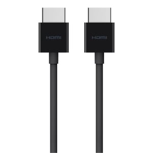 Belkin AV10168bt2M-BLK HDMI-Kabel, 2 m, HDMI Typ A (Standard), schwarz