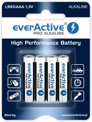 Everactive LR034BLPA bateria do użytku domowego Jednorazowa bateria AAA Alkaliczny