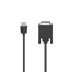 Hama 00200713 adapter kablowy 1,5 m DisplayPort DVI Black