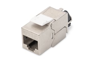 Digitus Keystone CAT 6A-modul, skärmad med smart kabelhanterare