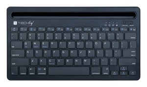 Techly ICTBK102U tangentbord, universellt Bluetooth QWERTY, engelska, svart
