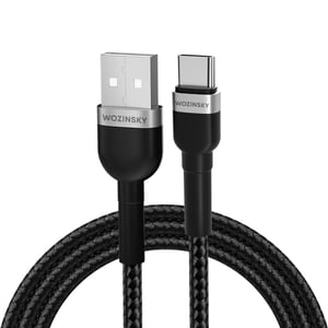 Wozinsky 5907769308710 kabel USB USB 2.0 1 m USB C USB A 65 W Czarny