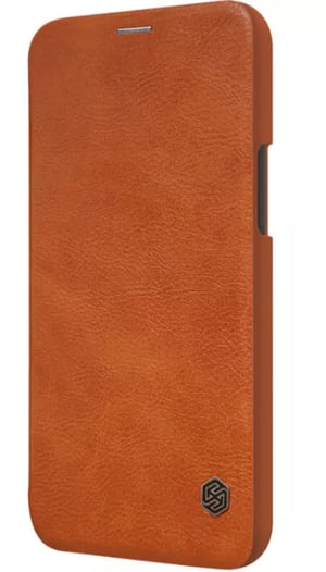 Nillkin Qin pokrowiec na telefon komórkowy 13,7 cm (5.4") Folio Brązowy