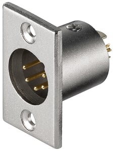 Goobay 11966 XLR-Steckdose Grau