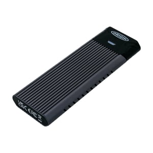 Origin Storage OSEC512NVME 512 GB External SSD USB Type-C 3.2 Gen 2 (3.1 Gen 2) Aluminum, Gray