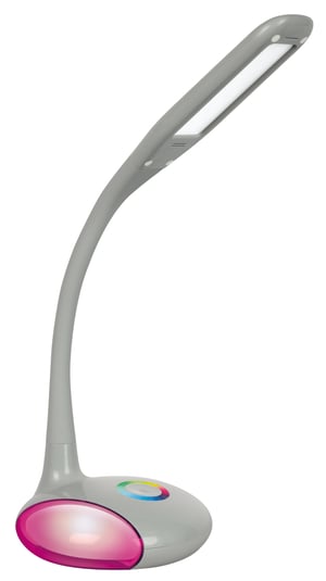Activejet Lampka biurkowa LED VENUS GREY z podstawą RGB