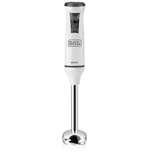 Black & Decker BXHBA600E 600 W Hand Blender, White