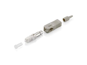 Equip 156020 SC-Glasfaseradapter, 12 Stück. Grau