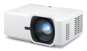 Viewsonic LS630W Datenprojektor Projektor mit Standardprojektion, 4500 ANSI-Lumen, DMD, WXGA (1280x800), weiß