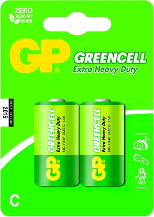 GP Batteries Greencell C Jednorazowa bateria Chlorek cynku
