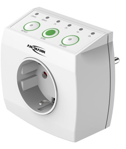 Ansmann AES1.3 inteligentny korek 3680 W Dom Biały
