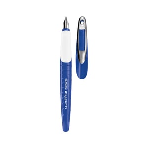 Herlitz my.pen wieczne pióro System napełniania nabojem Niebieski, Biały 1 szt.