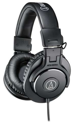 Audio-Technica ATH-M30X słuchawki/zestaw słuchawkowy Przewodowa Opaska na głowę Scena/studio Czarny
