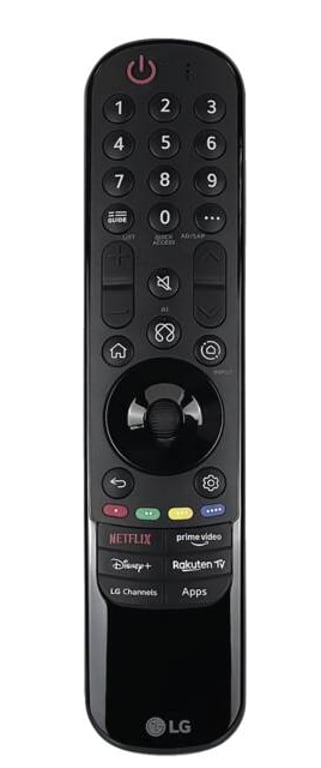 LG MR26GB pilot TV Naciśnij przyciski