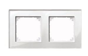 Merten 489219 ram för uttag och strömbrytare, vit
