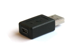 Savio CL-13 przejściówka do kabli USB A Mini-USB Czarny