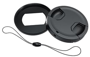 JJC RN-RX100VI Lens Cap for Digital Camera, 5.4 cm, Black