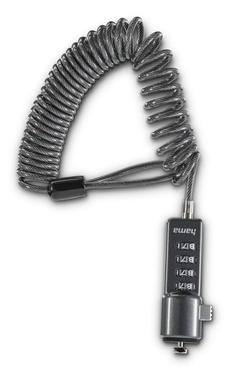 Hama Combination Lock for Netbooks, 4 digits, anthracite