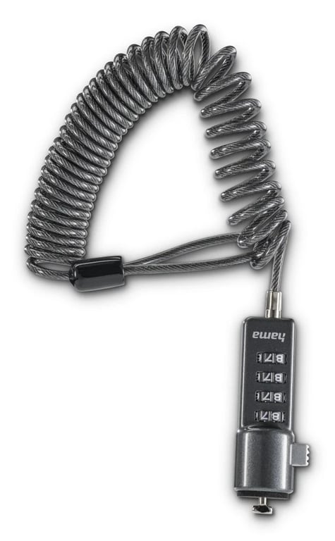 Hama Combination Lock for Netbooks, 4 digits, anthracite