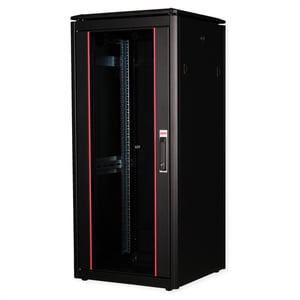 ROLINE 26.21.0221 26U-Rack, freistehendes Rack, schwarz