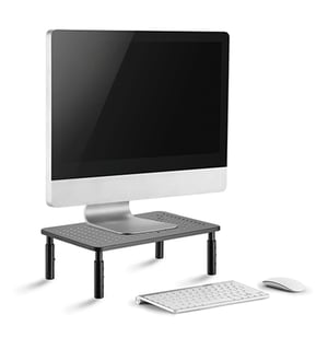 Gembird MS-TABLE-01 uchwyt / stojak do monitorów Biurko Czarny