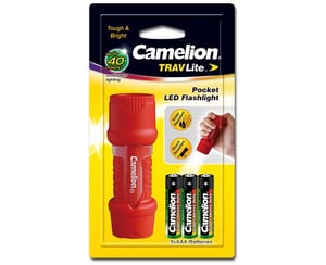 Camelion HP7011-3R03PBP Czerwony Latarka ręczna LED