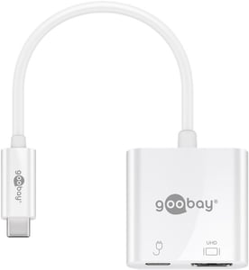 Goobay 62110 Wired USB 3.2 Gen 1 (3.1 Gen 1) Type-C Docking Station, White
