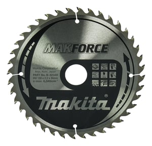 Makita MakForce Sägeblatt für Kreissäge, 19 cm, 1 Stück.