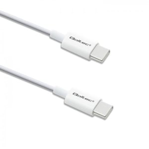 Qoltec 52360 kabel USB USB 2.0 1,5 m USB C 0,48 Gbit/s 60 W Biały