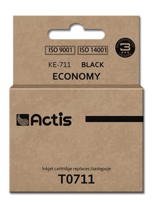 Actis Tusz KE-711 (zamiennik Epson T0711, T0891, T1001; Standard; 15 ml; czarny)