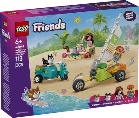 LEGO Friends Przygoda z surfującymi psami i skuterem