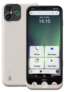 Doro Aurora A30 15,5 cm (6,1") Dual-SIM Android 14 4G USB Typ C 6 GB 128 GB 5000 mAh Weiß