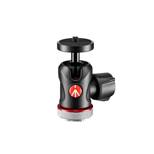 Manfrotto MH492LCD-BH stativhuvud Svart, Röd Aluminium 1/4" Kula (form)