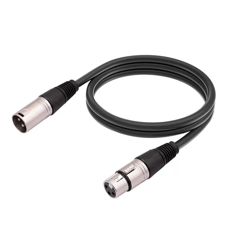 Microconnect XLRMF3 kabel KVM Czarny 3 m