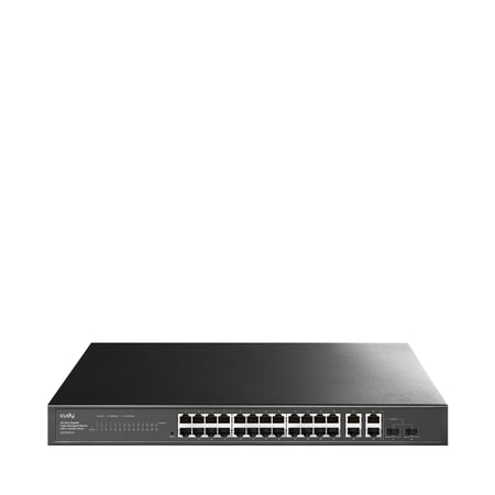 Cudy 26-Port Gigabit Easy-Managed Switch with 2 Combo Ports, GS1028ES2 1.0 Zarządzany L2 Gigabit Ethernet (10/100/1000) Czarny