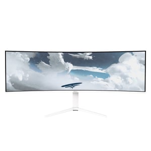 Arozzi Nova 49” Curved Computer Monitor 124.5 cm (49") 5120 x 1440 px Dual QHD LED White